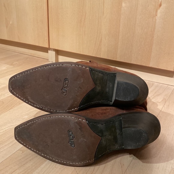 Size 7 Dingo brown brushed leather cowgirl boots - Picture 7 of 7